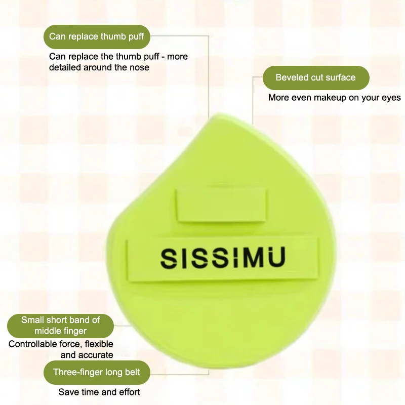 [JN] مجموعة فرش مكياج رفيعة للغاية، فرشاة كريم أساس احترافية للوجه، رأس مسطح ناعم بدون أثر