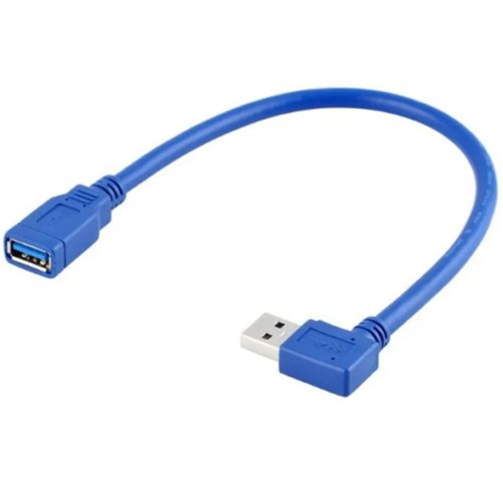 USB Cable Extension Cable Right Angle Cable Male To Female Cable USB 3.0 Cable  Male to USB 3.0 Female Extension Cable 1pcs