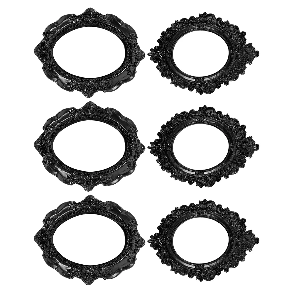 

6PCS Retro Photo Frames Decorative Picture Frame Kit for Bedroom Office Display Storage Family Gifts