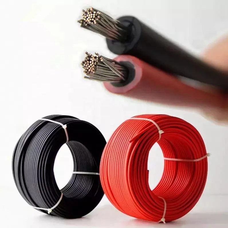 Low price 10mm Tinned copper conductor photovoltaic solar dc pv  cable