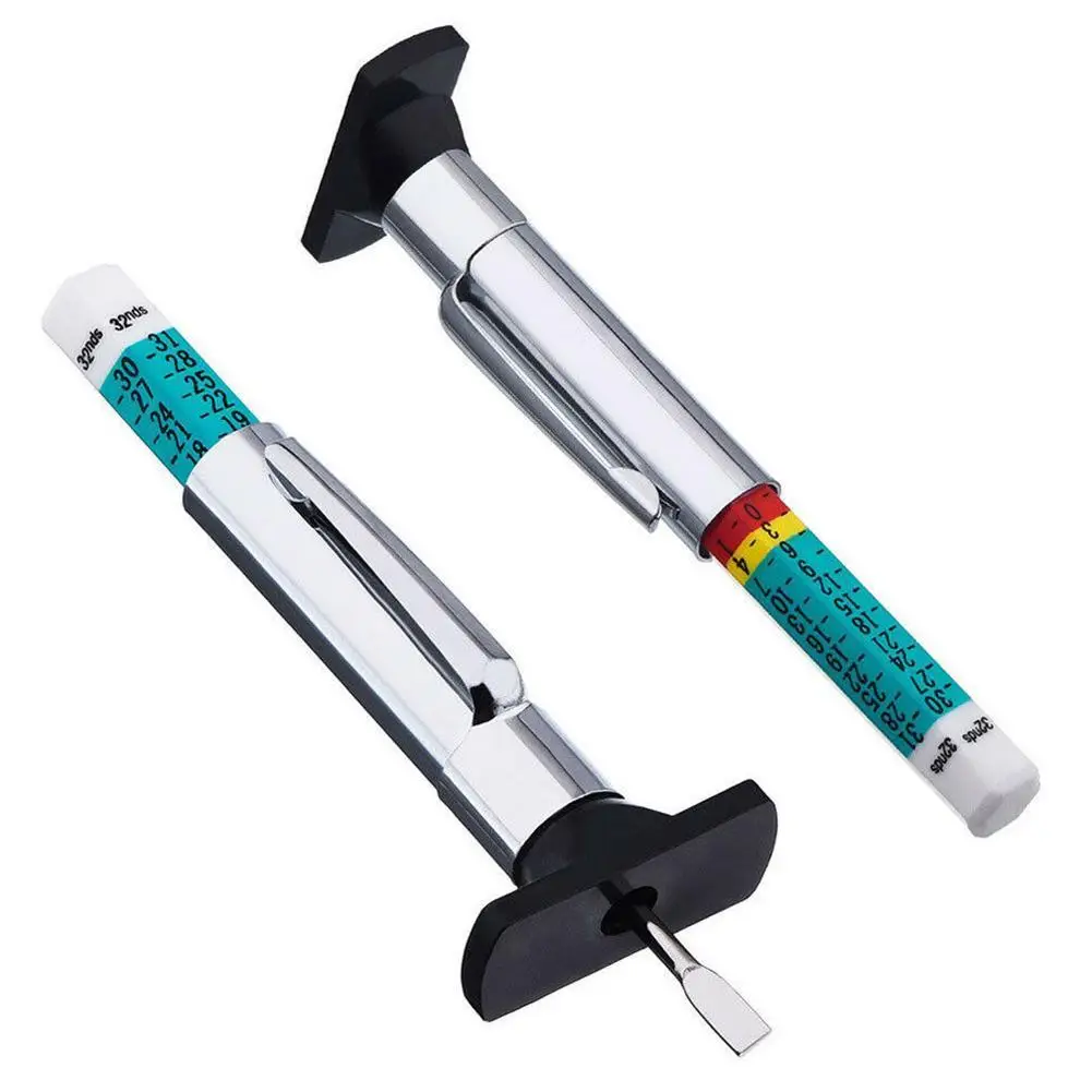 Car Tyre Tire Tread Depth Gauge Meter Auto Tire Wear Detection Measuring Pen Color Coded Digital Caliper Monitoring System gallery 3