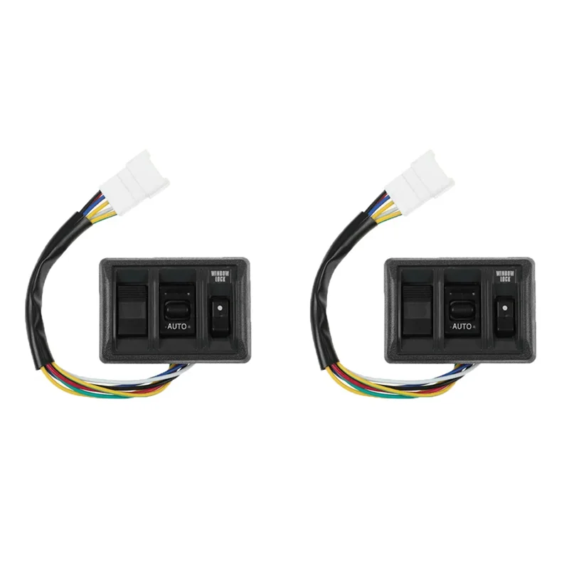 

2X Car Electric Power Window Switch Button 84820-26021 8482026021 For Toyota Hiace LH102 RZH103 1989-2006