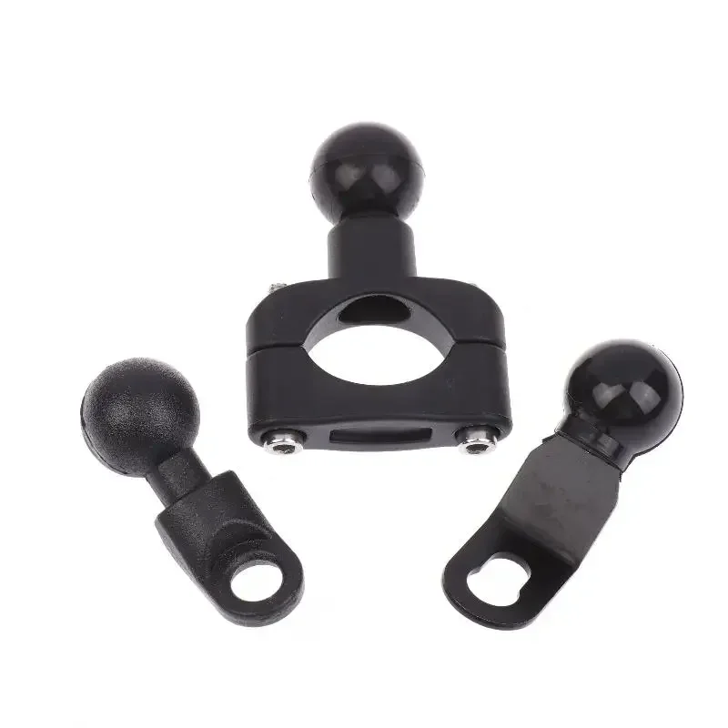 1 Set 2.3cm Ball Clamp Bracket For Motorbike Phone Holder PJ10/PJ13/PJ18 Motorcycle Handlebar Mount Base Kit Accessories