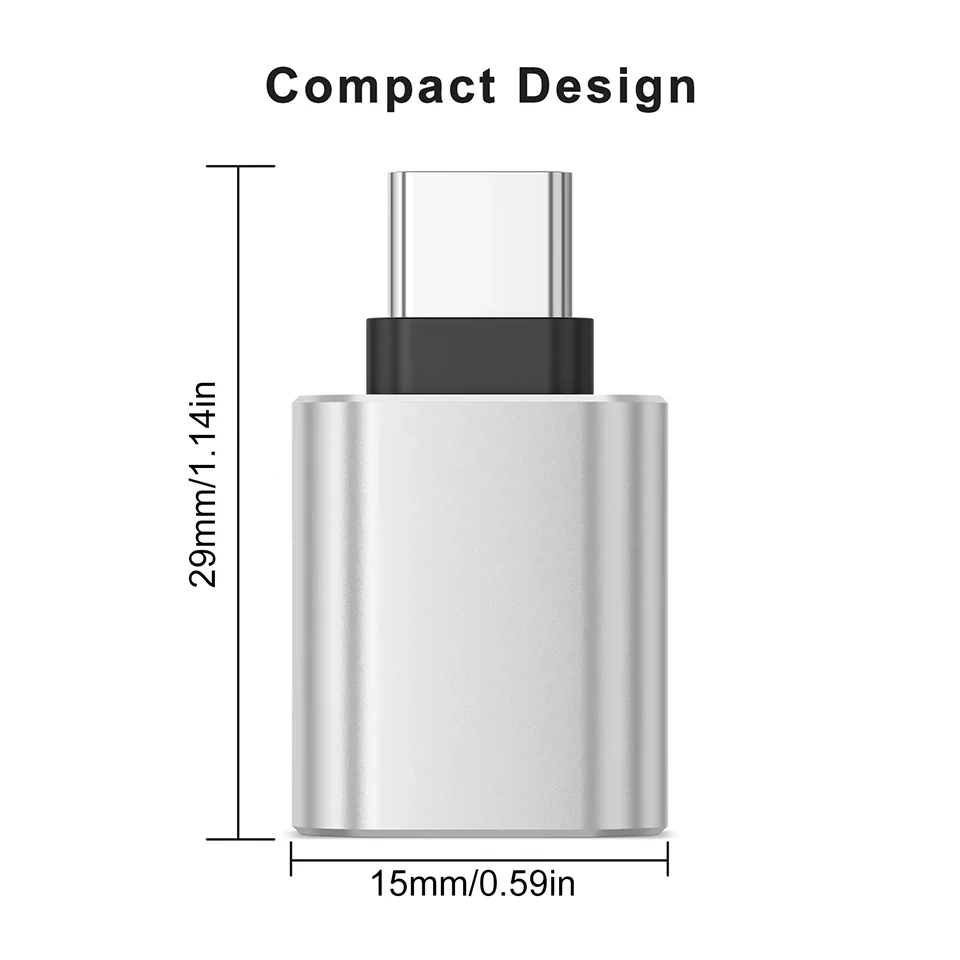 Type-C Para USB 3.0 OTG Adapter USB to Type-C Interface for iPhone 17 16 for Samsung for Xiaomi Mouse Plug Tablet Adapter