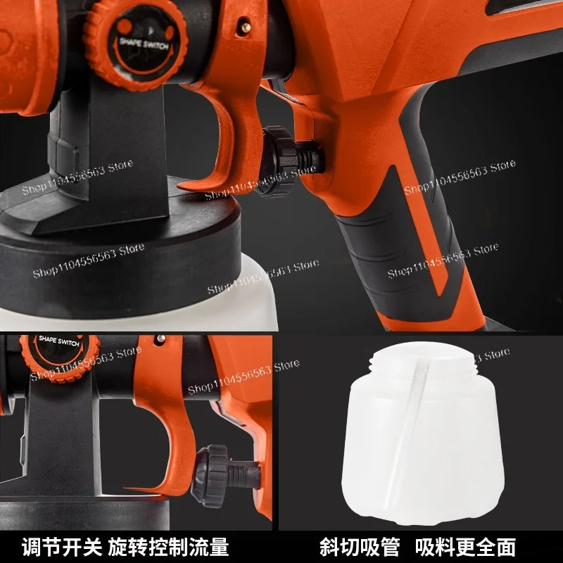 

Мощный пистолет-распылитель с литиевой батареей, съемный высоковольтный электрический распылитель краски для латексной краски