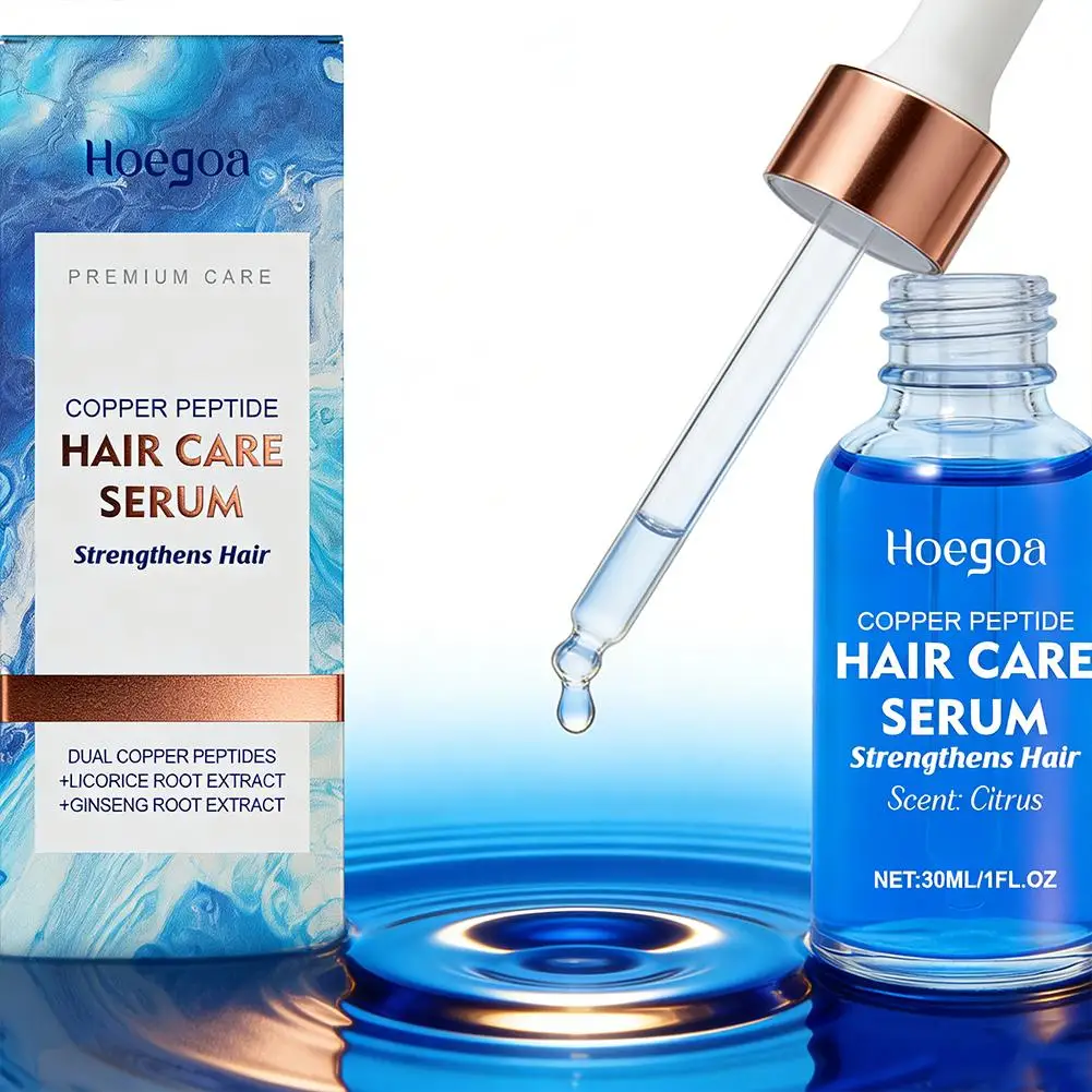 Haarpflege-Serum Blaues Kupferpeptid-Serum Behandlung für Geschädigtes Haar Reparatur Kupferpeptid Haar- und Kopfhautpflege Essenz Produkte