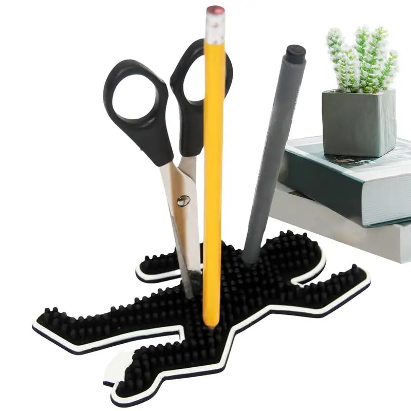 

Crime Scene Pencil Holder Pencil Criminal Scene Stand Holder Table Pencil Container Multi-Functional For Tea Table Dormitory