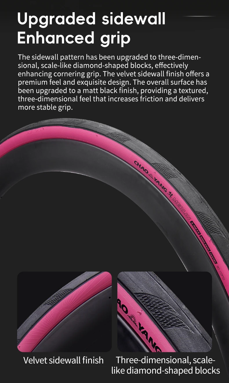 Fahrradreifen 700X 25C 28C 30C KEVLAR Faltbarer Rennrad-Reifen 120TPI Doppelschichtiger Pannenschutz – Detail 9