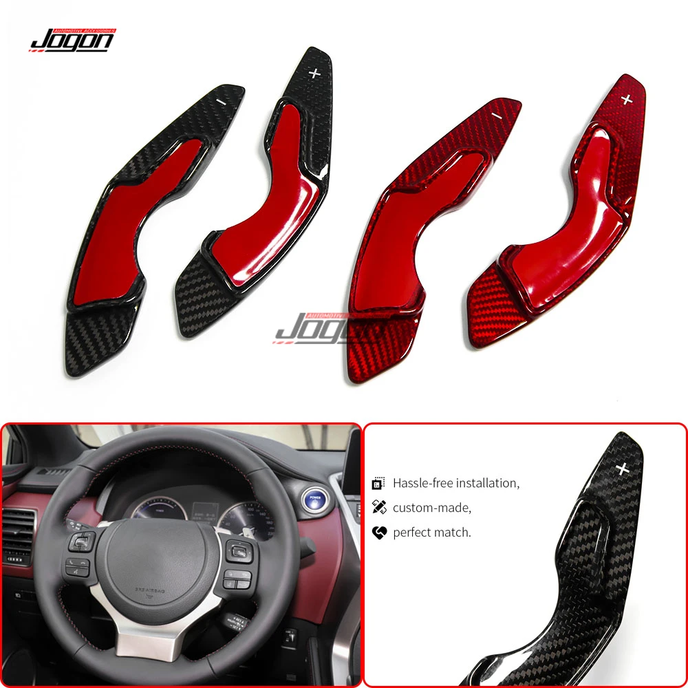 

For Lexus IS IS300h XE30 NX NX300h NX200 RC 350 XC10 300h Car Steering Wheel Paddle Shifter Sticky Carbon Fiber Paddle Extension