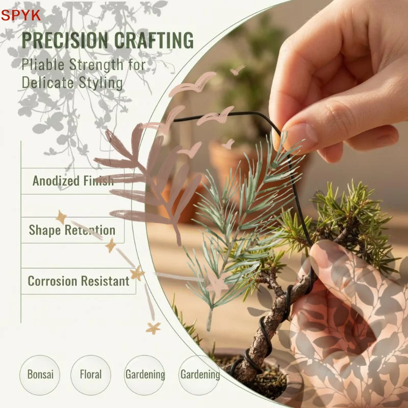 Gardening Tools For Home - 10 metros de alambre de aluminio