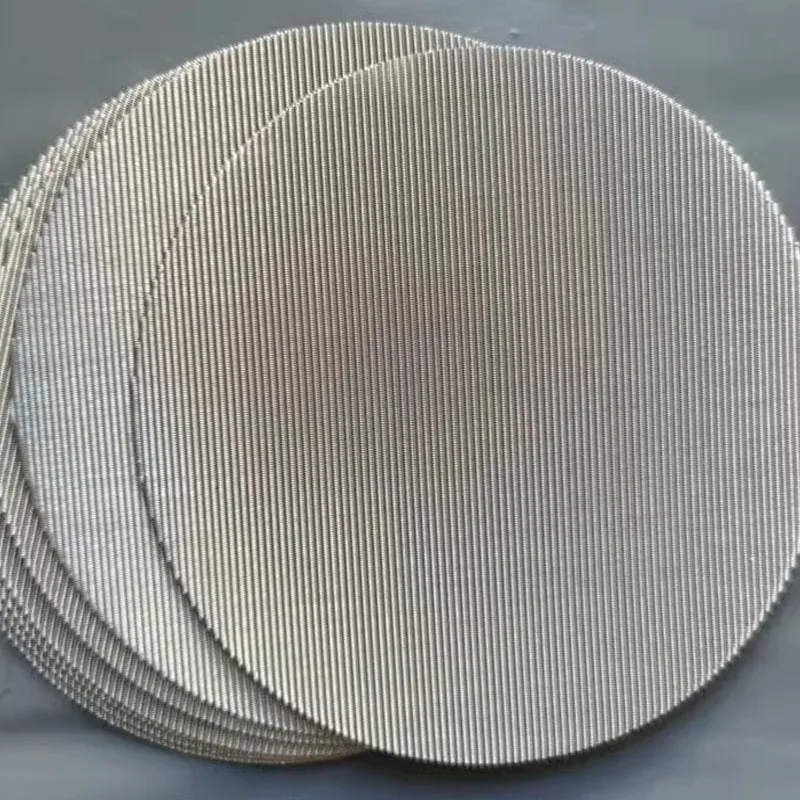 

60-120mesh Dutch twill Wire Mesh Filter Screens disc for Plastic Granulator pellet Pelletizer Blowing film Extruder machine