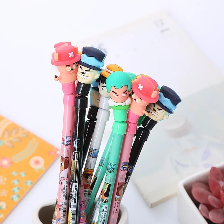 24pcs one piece magnetic transfer pen cute student gel pen office supplies decompression water-based signature pen