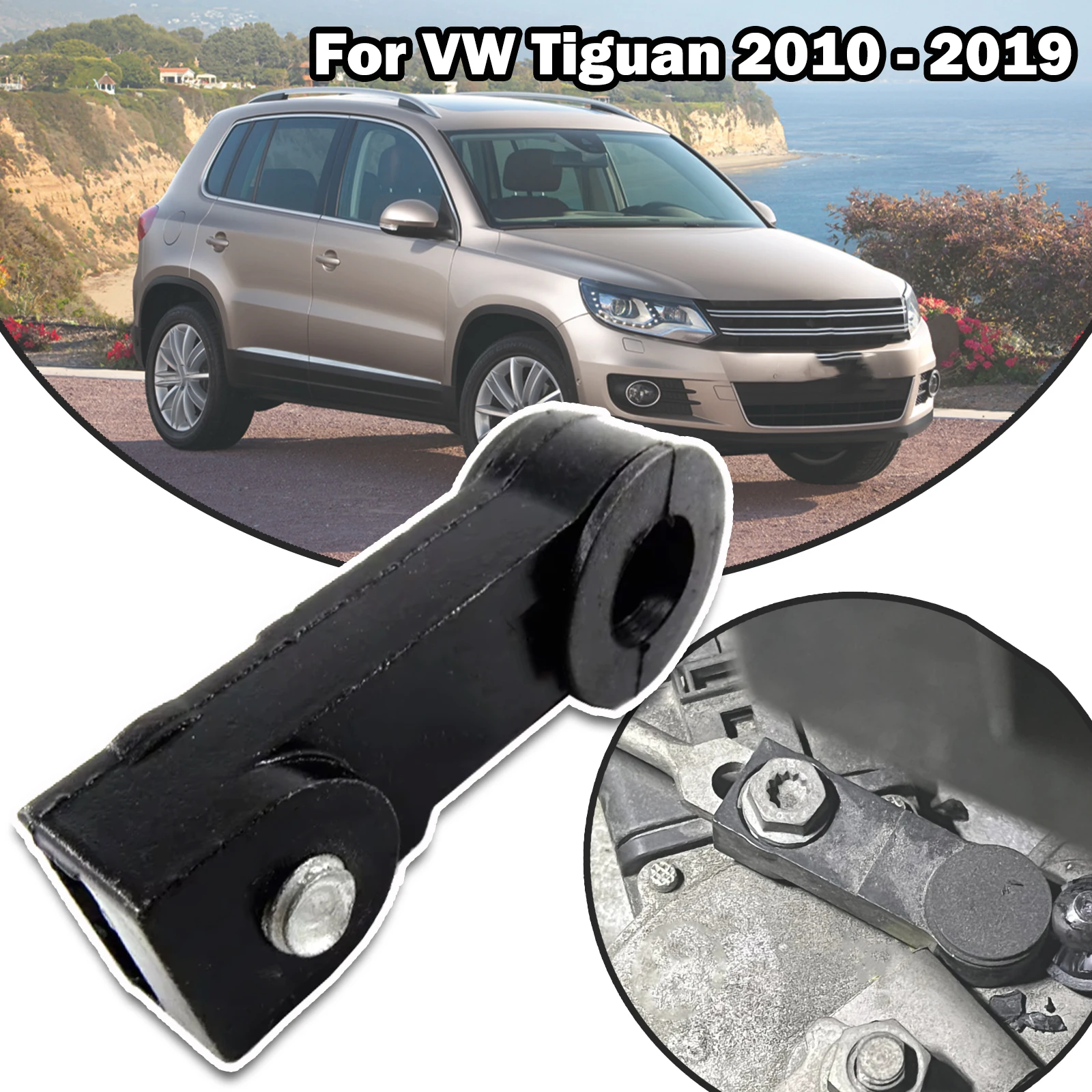 

For VW Tiguan Gear Lever Collet Rod Linkage Control Automatic Gearbox Shift End 09G321397A 2010 2011 2012 2013 2014 2015 - 2019