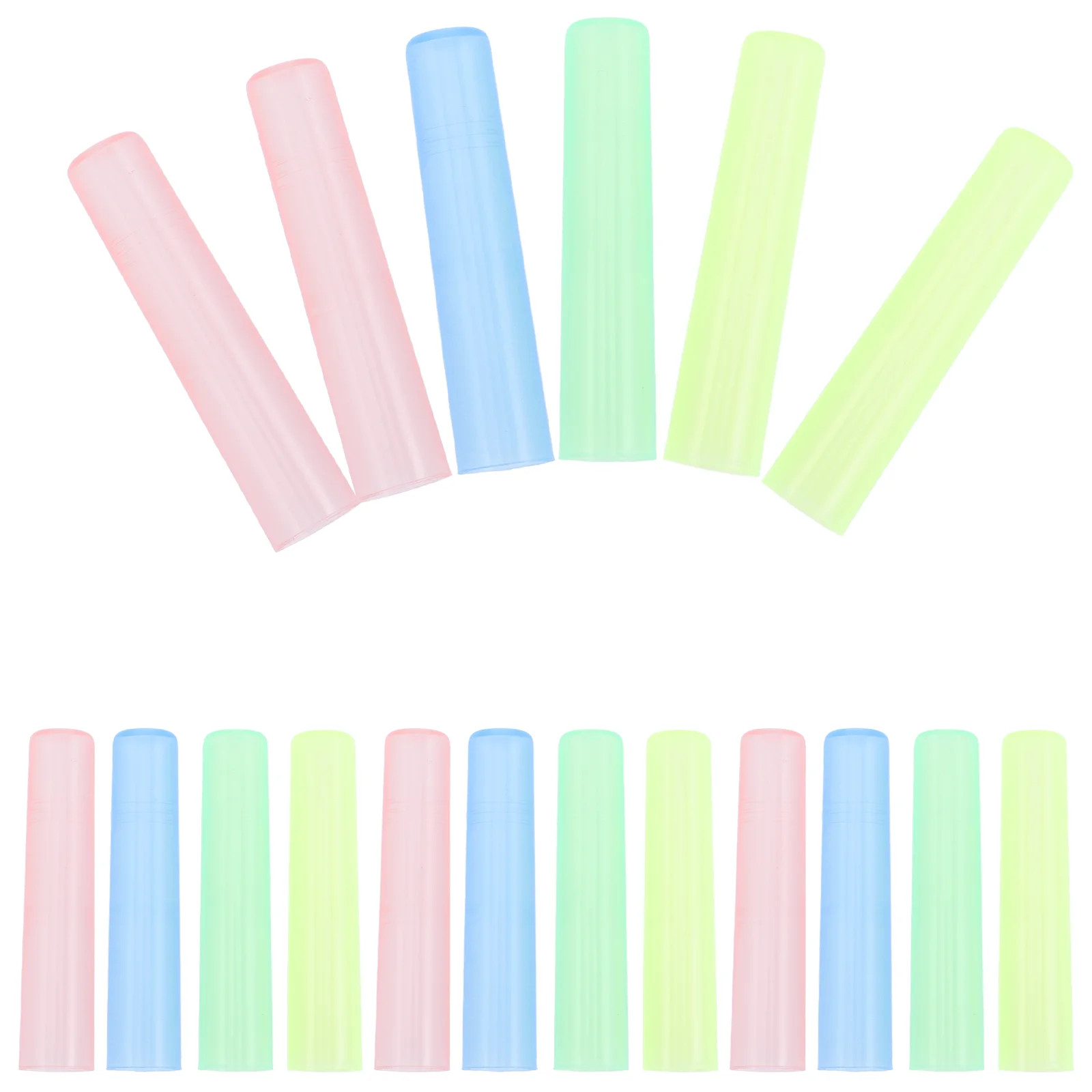 100 Pcs Pencil Cap Plastic Protector Cover Tip Stationery Supplies Caps Knight School Accessories