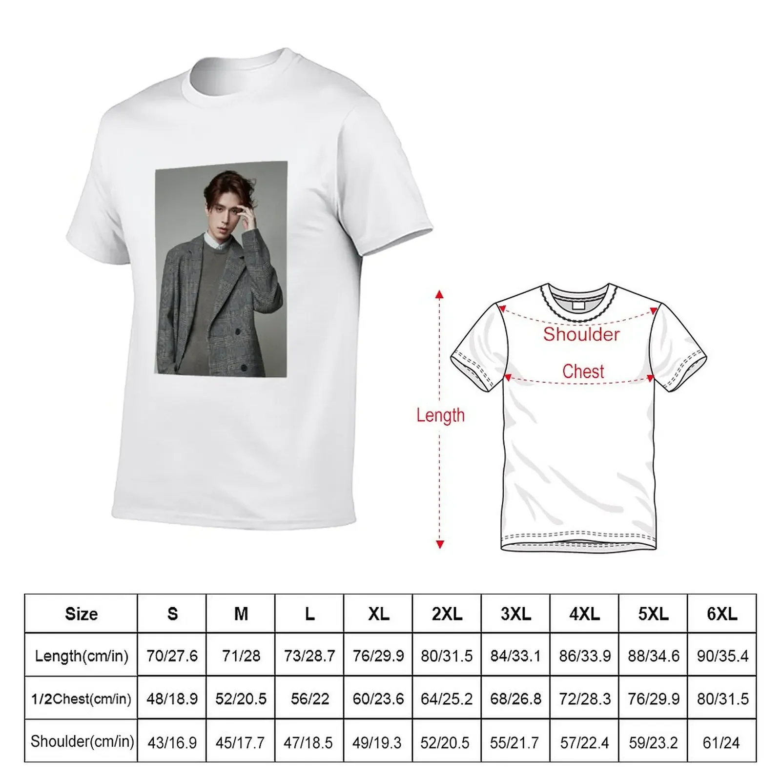 Lee Dong Wook T-Shirt vintage anime clothes anime mens clothes