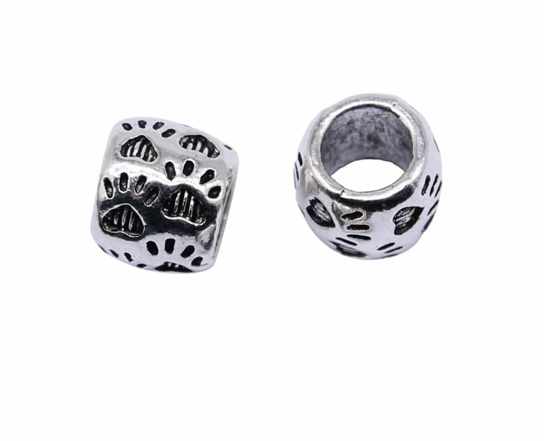 

20pcs 10x8mm Zinc alloy metal tibetan silver plated bead T0097 for jewelry making