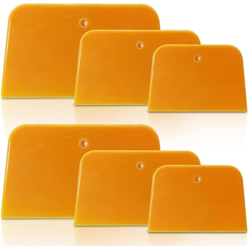 Body Filler Spreaders Automotive Body Fillers 4,5,6 Inch Reusable Spreader for Applying Fillers Putties Glazes Caulks and Paint