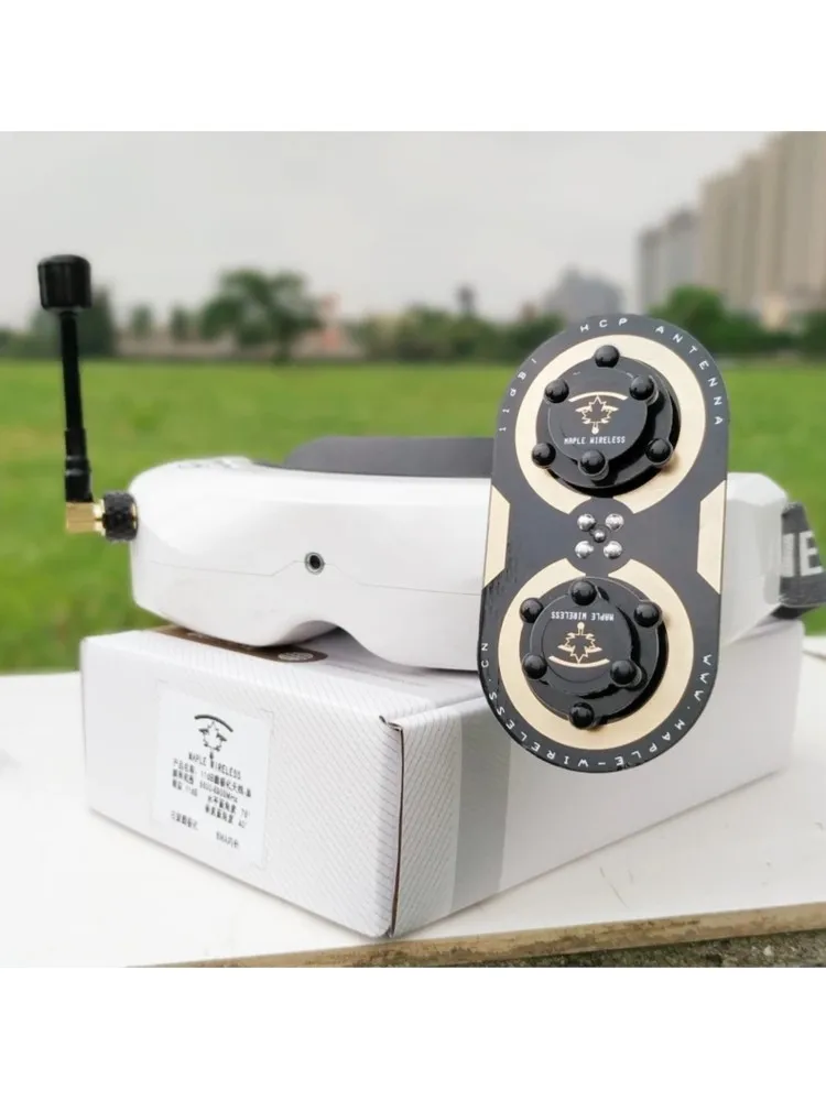 Antena bezprzewodowa Maple 11dBi 5.8GHz SMA z polaryzacją kołową, zestaw antenowy FPV, Fatshark SKYZONE Monitor RC FPV Goggles Oryginalna — 2