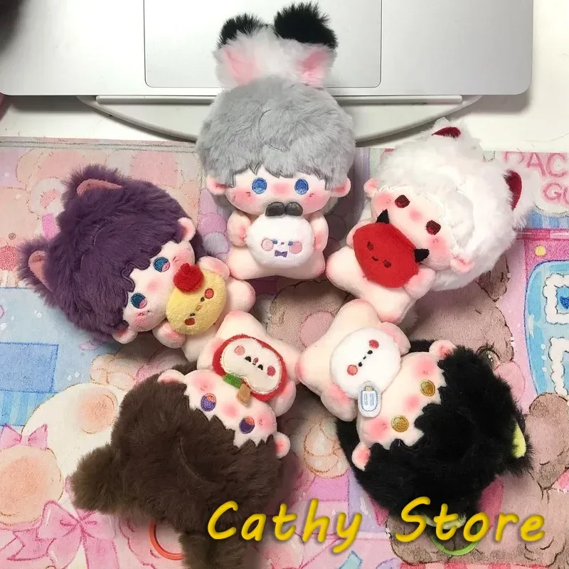 10 centimetri Gioco Amore E Spazio Profondo Periferico Peluche Bambola Xia Yizhou Shen Xinghui Qi Yu Orecchio Mini Carino Ciondolo Bambola di Cotone Borsa pendente