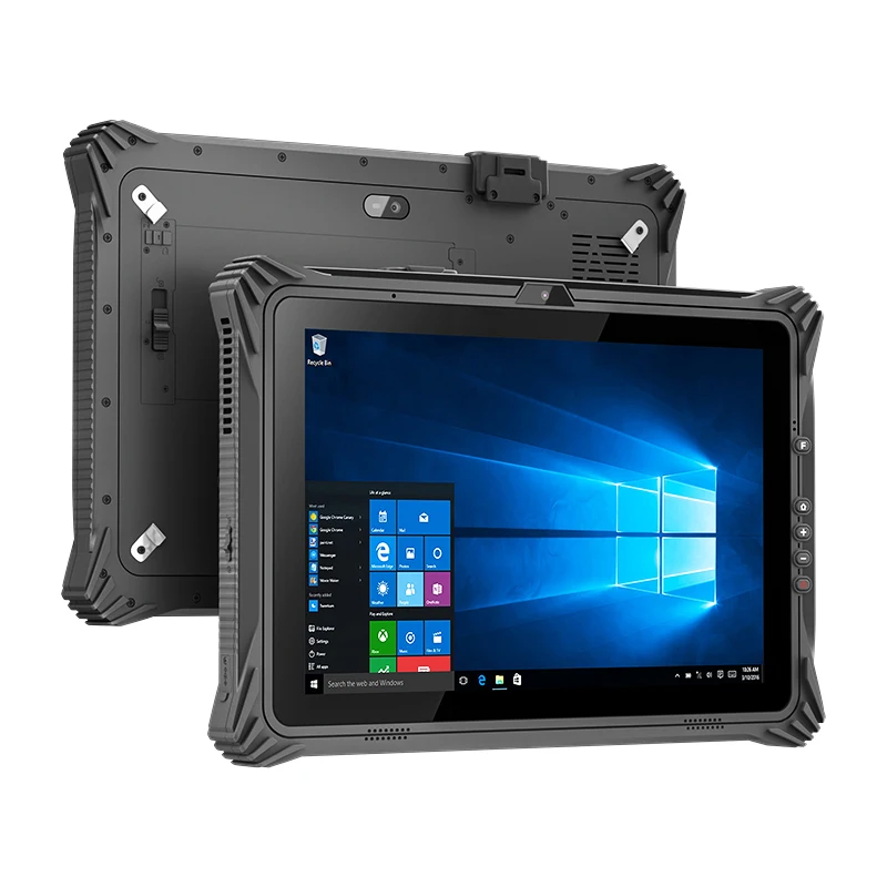 

12.2 Inch Touch Screen Rugged Tablet Industrial Windows10 IP65 NFC GPS 4G LTE option Barcode Scanner Front and Rear Dual Cameras