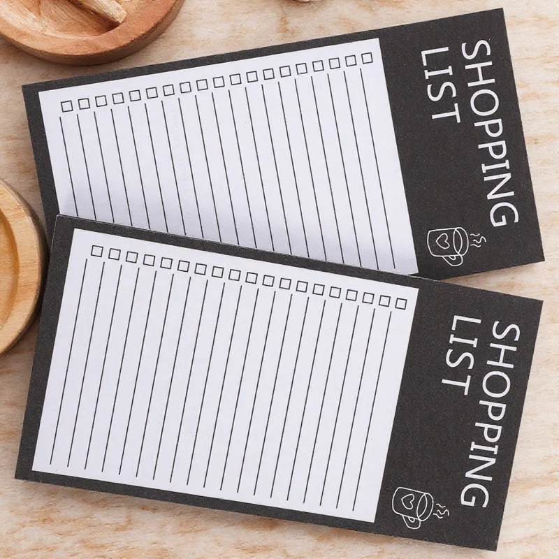 

Weekly Grocery List Notepad Convenient Daily Planner Notepad for Shopping Schedule Smooth Writing Surface Portable List