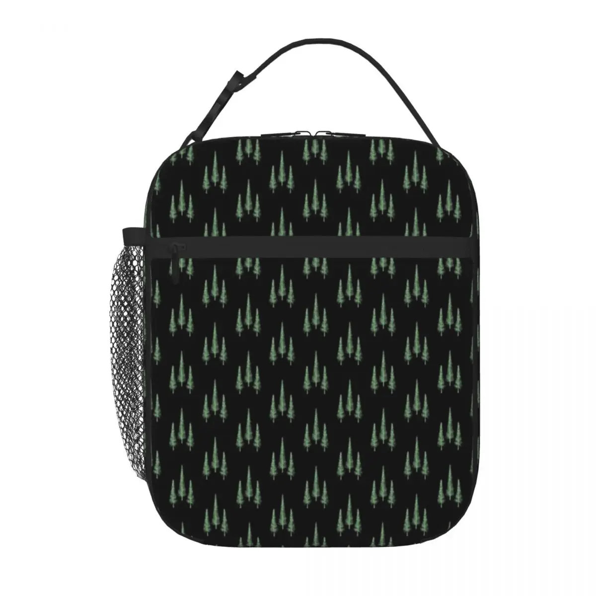 Hot Sale Three Pine Trees Light Green Rugged Picnic Lunch Bag Office Picnic Break Picnic Lunch Bag