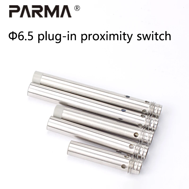 6.5MM plug-in type connector type proximity switch sensor three-pin M6 light body component metal sensor switch