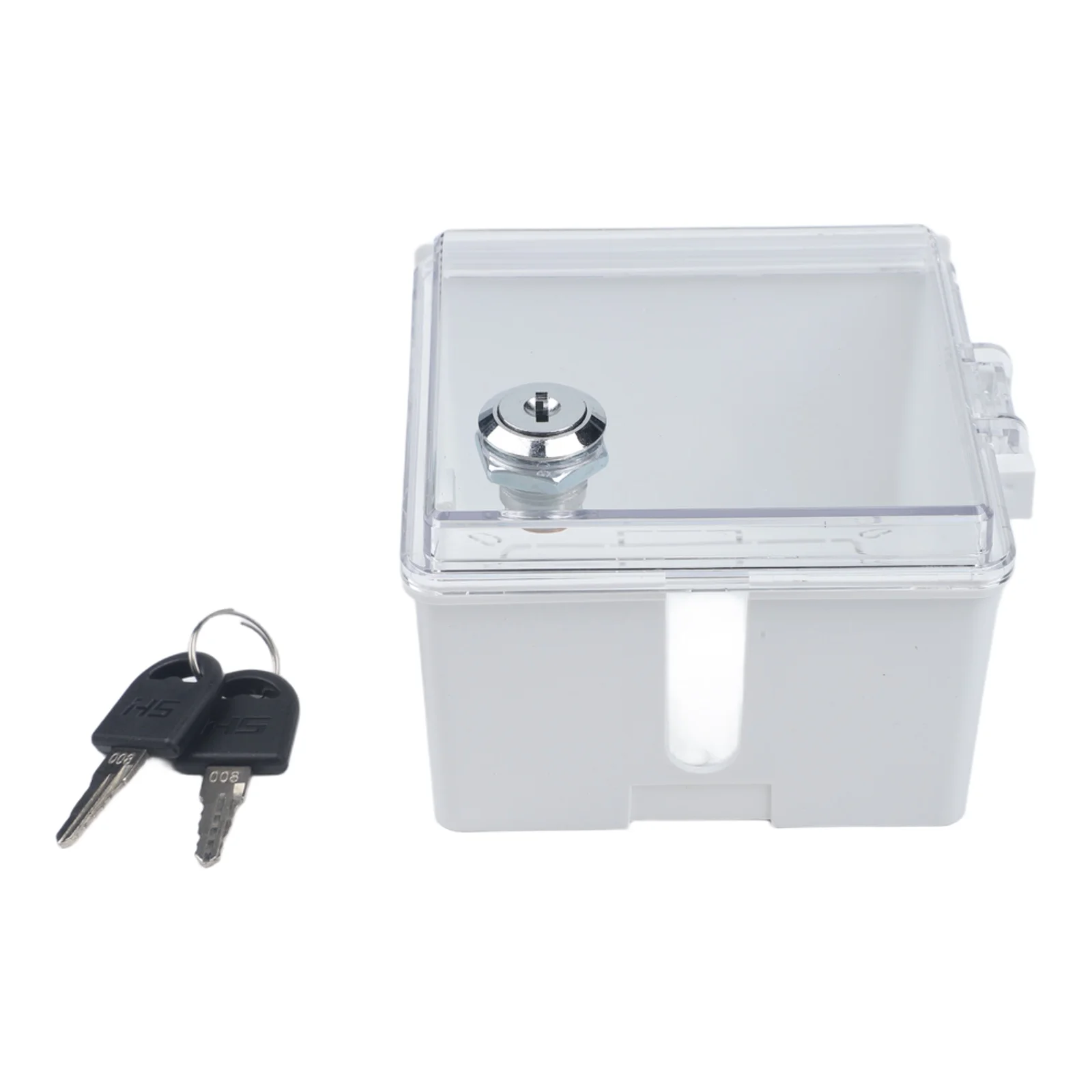 Electric Vehicle Socket Outdoor Socket Box Spacious Installation Options Anti-theft Electric Socket Box Black Transparent
