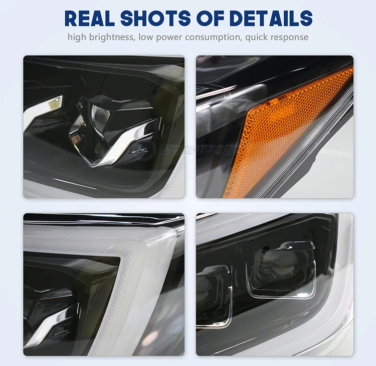 HCMOTIONZ LED Headlights for Subaru Forester 2013-2018 DRL Start up Animation Car Front Lamps Assembly