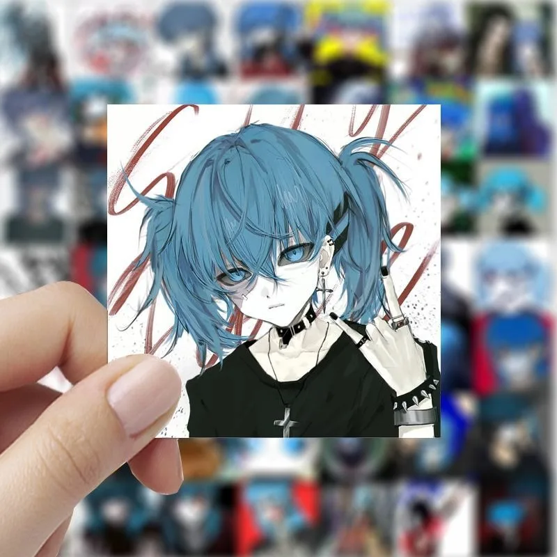 Sally Face Anime Game Stickers Message Collection Ornament Waterproof Creative Diy Hand Account Bookmark Friends Gift Cos