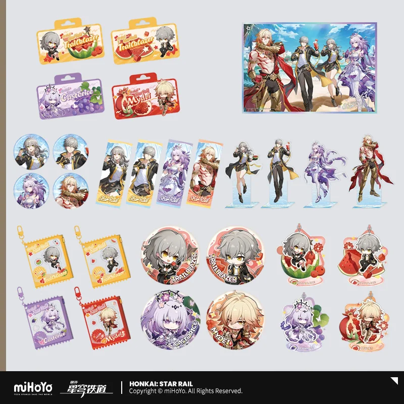 Presale Sunsyea Honkai Star Rail Official Merch miHoYo Original Authentic GWDXT Series Acrylic Stand Badge Phainon Castorice