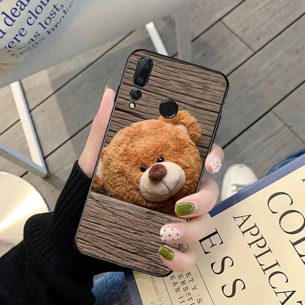 Casing ponsel beruang Teddy kartun, untuk Huawei Y9 6 7 5 Prime menikmati 7s 7 8 plus 7a 9e 9plus 8E Lite Psmart Shell