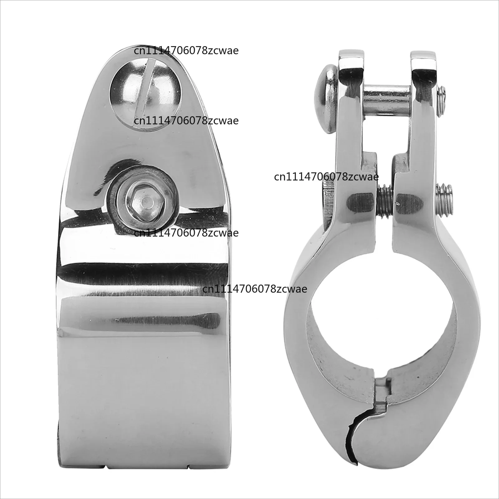 for 2pcs Stainless Steel Boat Marine Hinged Upper Jaw Slide Hardware Fittings