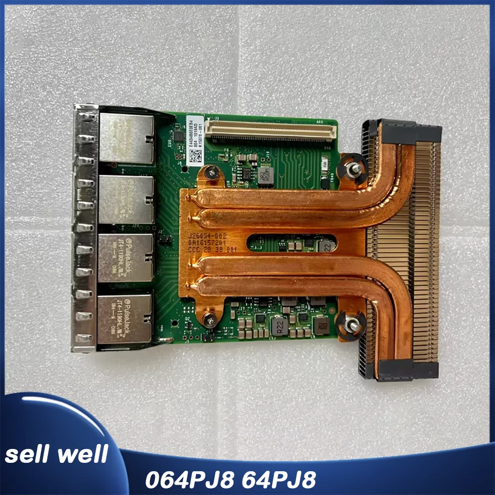 The X550-T4 10 Gigabit Network Card With Four Electrical Ports 064PJ8 64PJ8