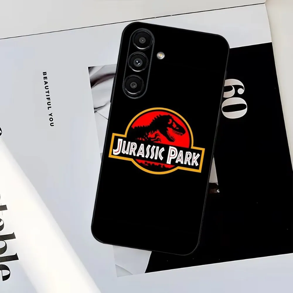 J-Jurassic Park  Phone Case For Samsung S25,S24,S23,S22,S21,S20,S10,Ultra,Plus,Lite,FE,Soft Silicone Black Cover