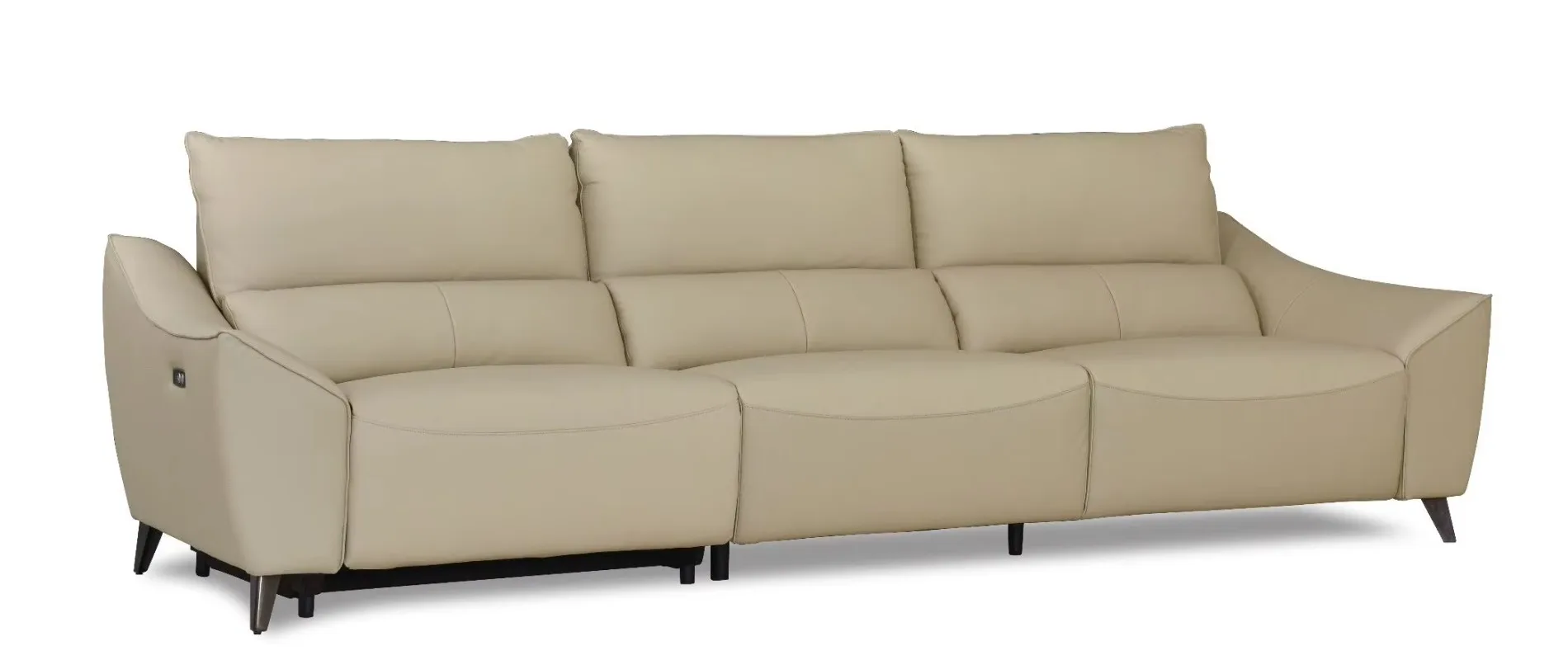 Simple and modern small yellow composite fabric combination sofa, high-density sponge single-seat sofa, suitable for living room