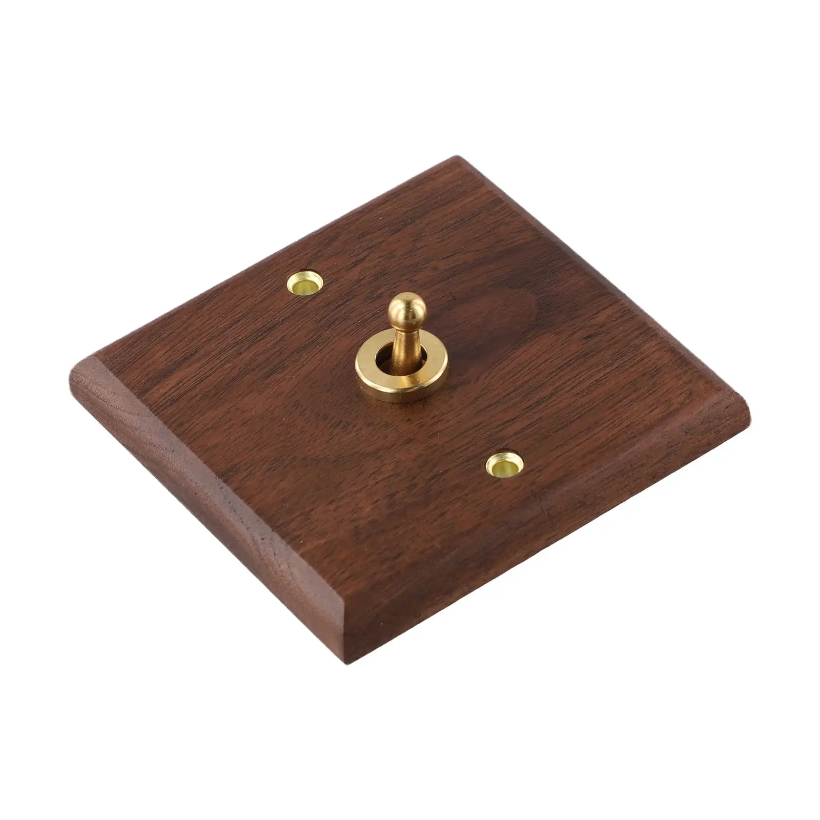 

Защитный выключатель света Artisan, латунный рычаг, мастерство ручной работы, простая установка, черный орех премиум-класса