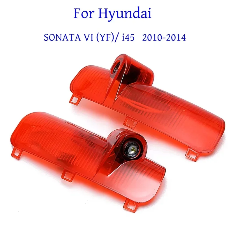 2 peças led projetor de porta de carro luz de boas-vindas fantasma sombra lâmpada acessórios de cortesia para hyundai sonata vi (yf) /i45 2010-2014 2 peças