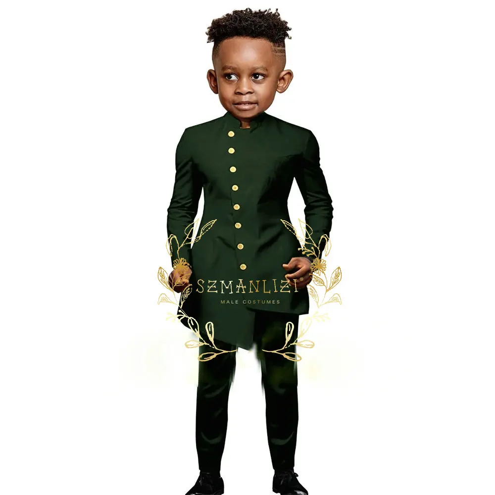 Boys Suit Wedding Tuxedo Kids Jacket Pants 2 Piece Fashion Clothes Child Slim Fit Complete Clothes Blazer Set traje niño