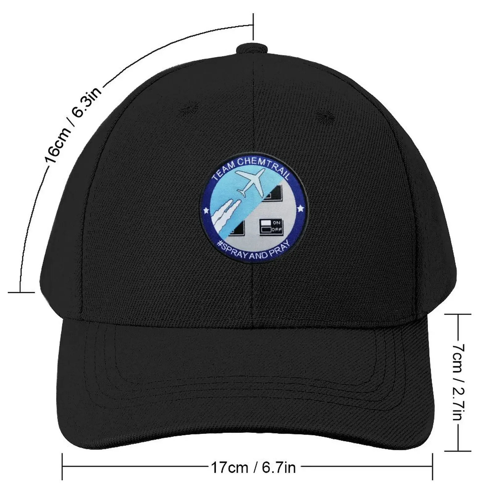 Chemtrail Logo Baseball Cap Hat Man Luxury Hat Baseball Cap funny hat Luxury Brand Elegant Women's Hats Men's