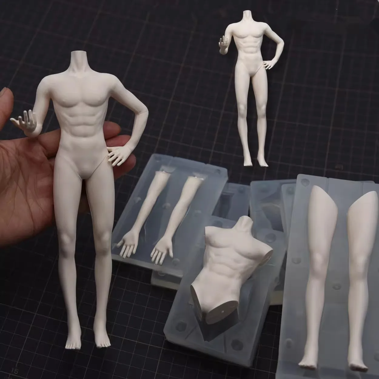 

Universal proportional adult male proportional ancient-style ultra-light stone plastic clay soft clay fondant body mold