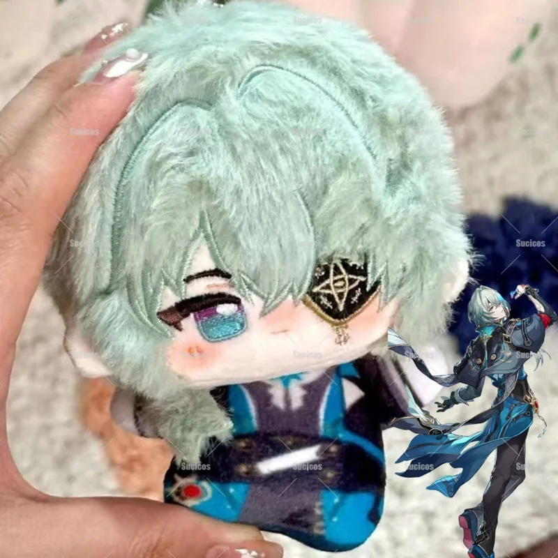 Anaxa cosplay adereço de pelúcia boneca fofa de pelúcia honkai star rail 10cm chaveiro acessórios de decoração de quarto presente colecionável