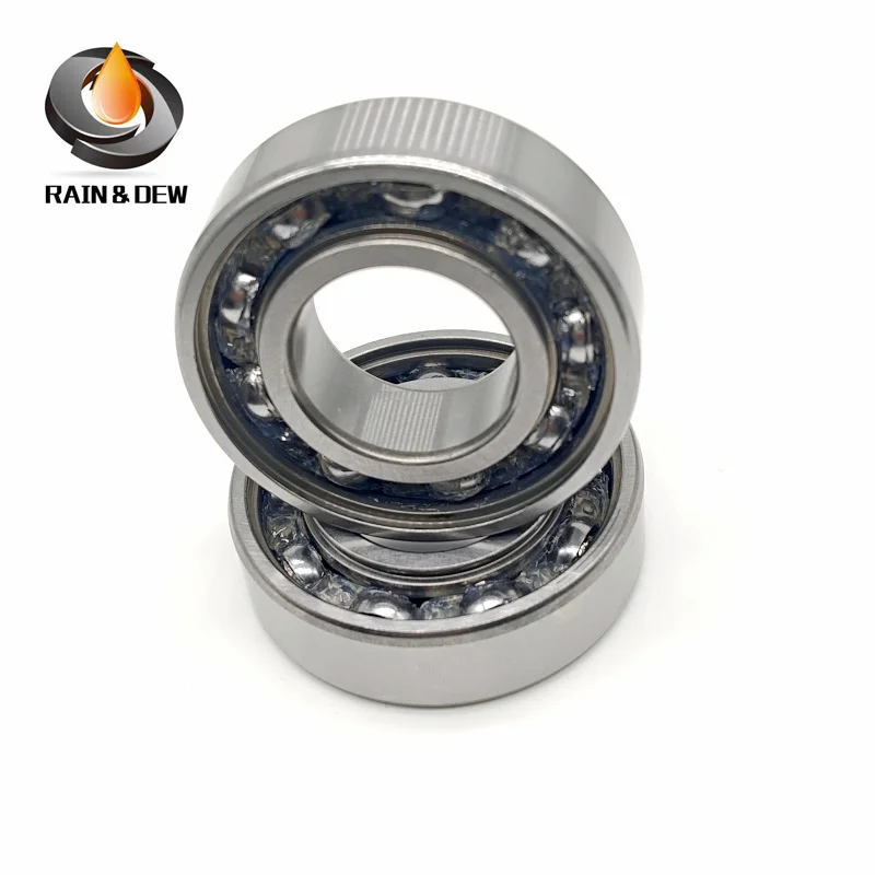 1PC 6205 Bearing 25*52*15 mm ABEC-7 P5 For Motorcycles Engine Crankshaft 6205 OPEN Ball Bearings Chamfer Black Nitride Retainer