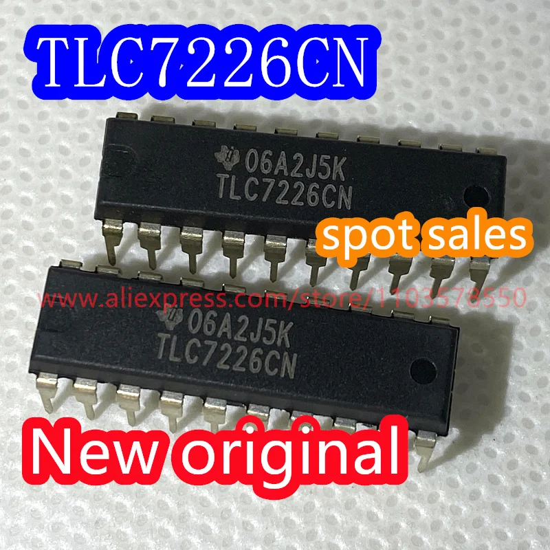 10PCS  New original TLC7226CN packaged DIP-20 analog-to-digital converter chip TLC7226