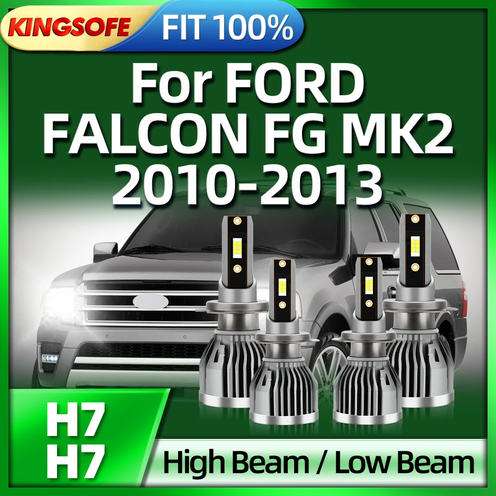 

KINGSOFE 26000lm 110W Car LED Headlight H7 Light For FORD FALCON FG MK2 TWIN HEADLIGHT 2010 2011 2012 2013