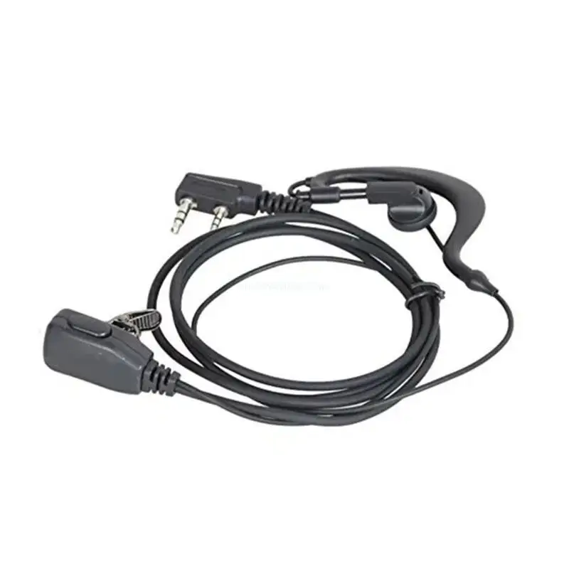 

Earhook Headset with Noise Reductions Adjustable Earpiece Microphone for Two Way Radios for UV5R & BF888S Dropship