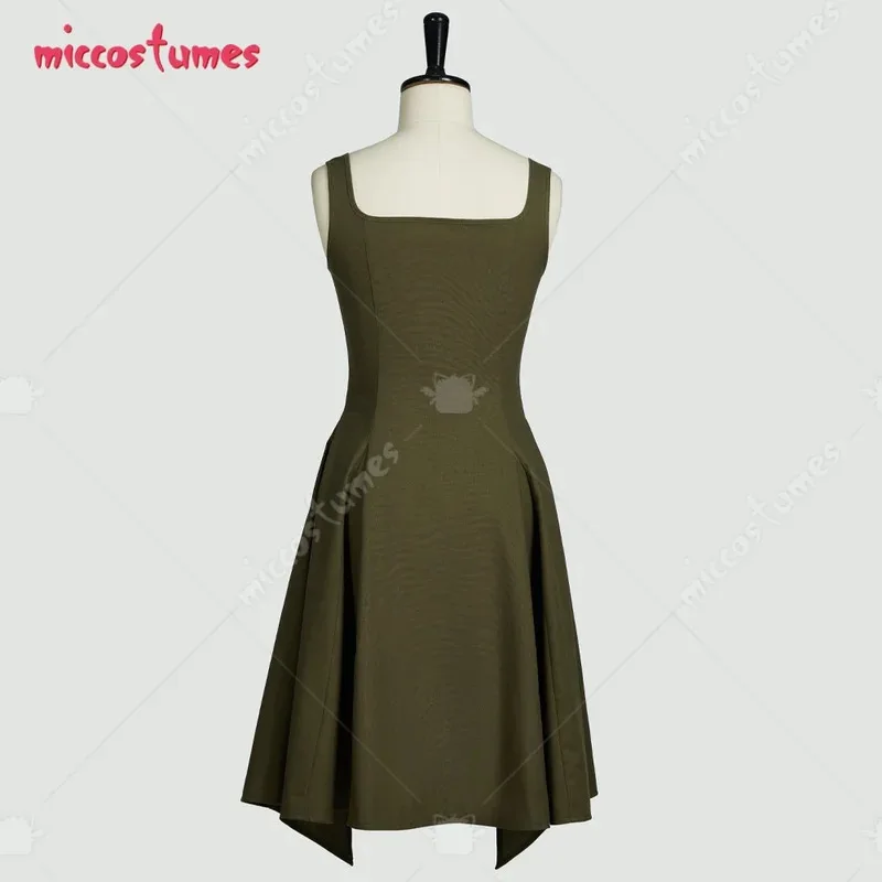 CyMiccostumes Women Medieval Costume Renaissance Sleeveless Dress Cottagecore Lace Up Fariy Dress