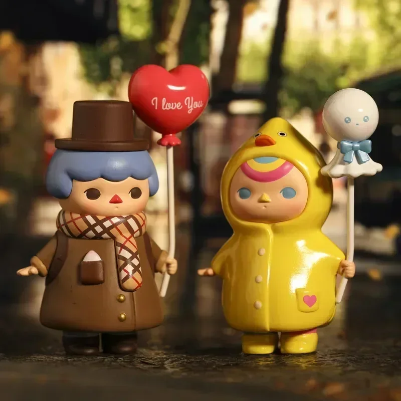 البوب مارت بوكي قزم بالون الطفل سلسلة حقيقية صندوق أعمى صندوق الغموض Kawaii الحلي التماثيل ديكور المنزل سطح المكتب نموذج الدمى