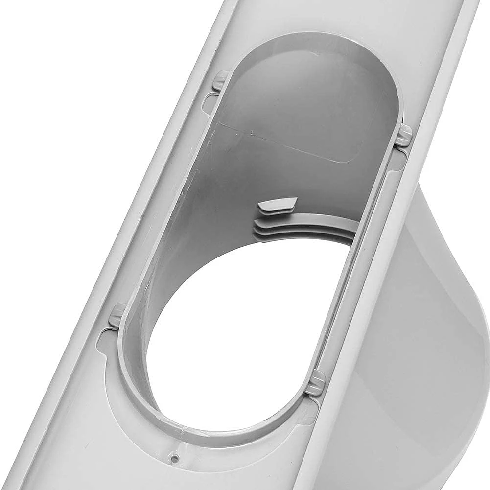 ポータブルエアコン排気ダクトパイプ,インターフェイスコネクタ,フラットノズル,ウィンドウ,15cm