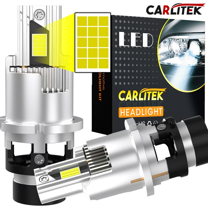 

D2S D4S LED Light Bulbs D2R D4R Xenon HID Headlight CANBUS 6000K D1S D3S Car Lamps Plug&Play Mini For Vw golf Ford Bmw Audi 2PC